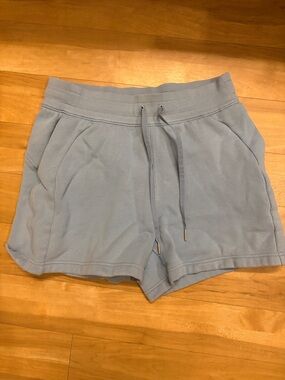 lululemon athletica Light Blue Drawstring Athletic Shorts